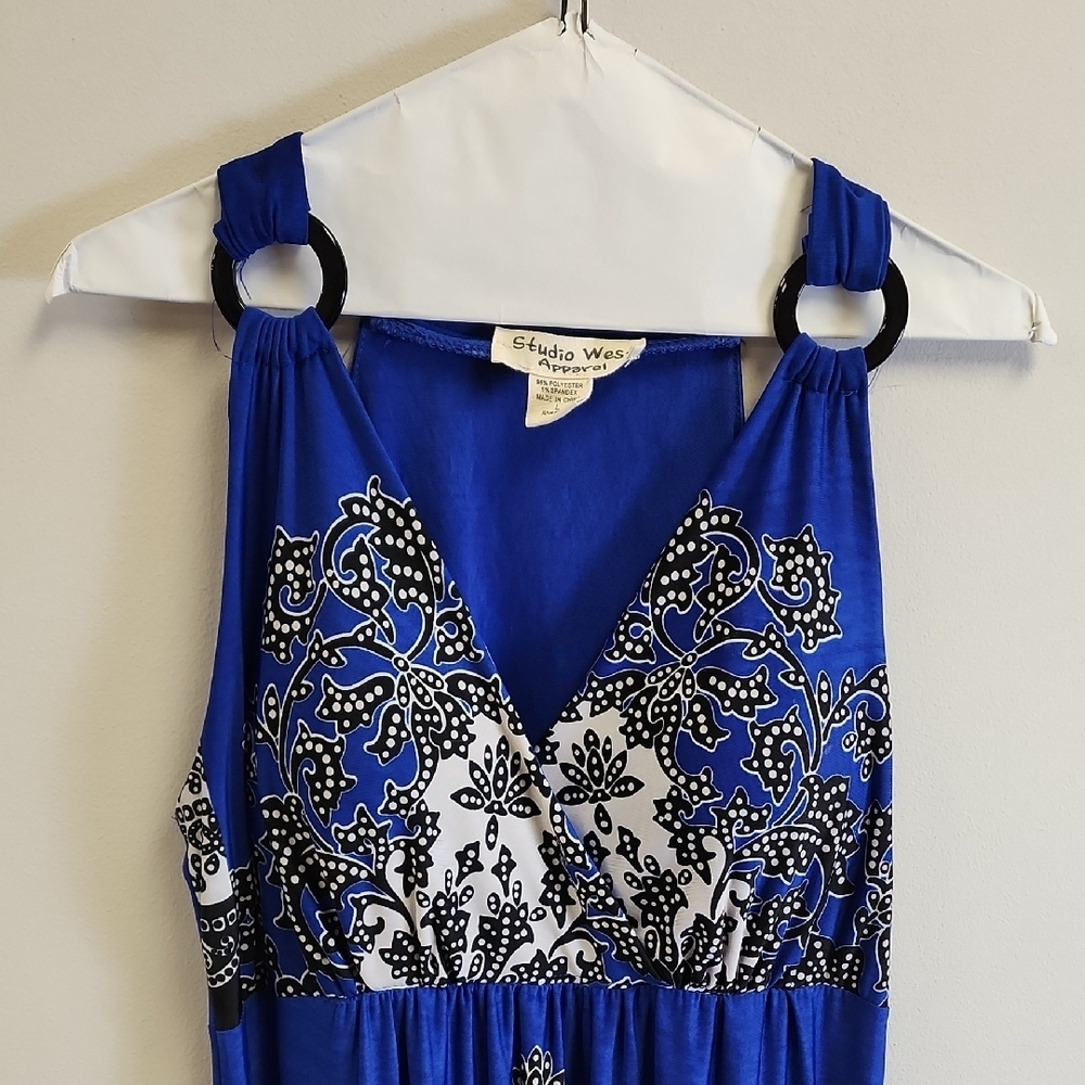 Studio West Royal Blue Dress - Picture 4 of 4